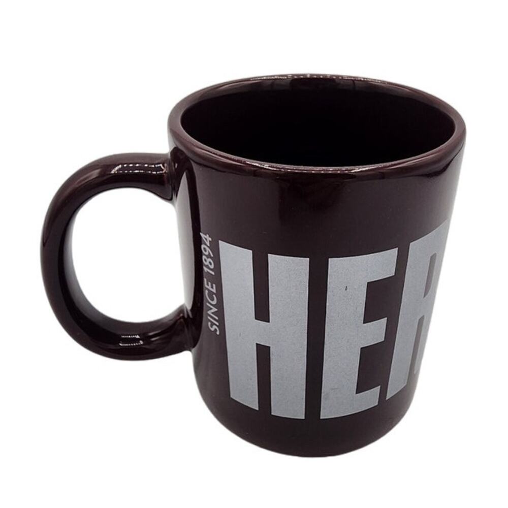 Galerie Hershey's Chocolate Candy Bar Brown & Silver Ceramic Coffee Tea Mug Cup